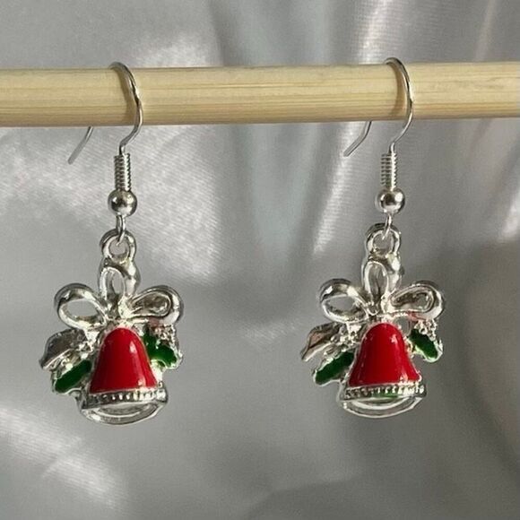 ATO Christmas Bells 925 Silver Dangles - Picture 5 of 11
